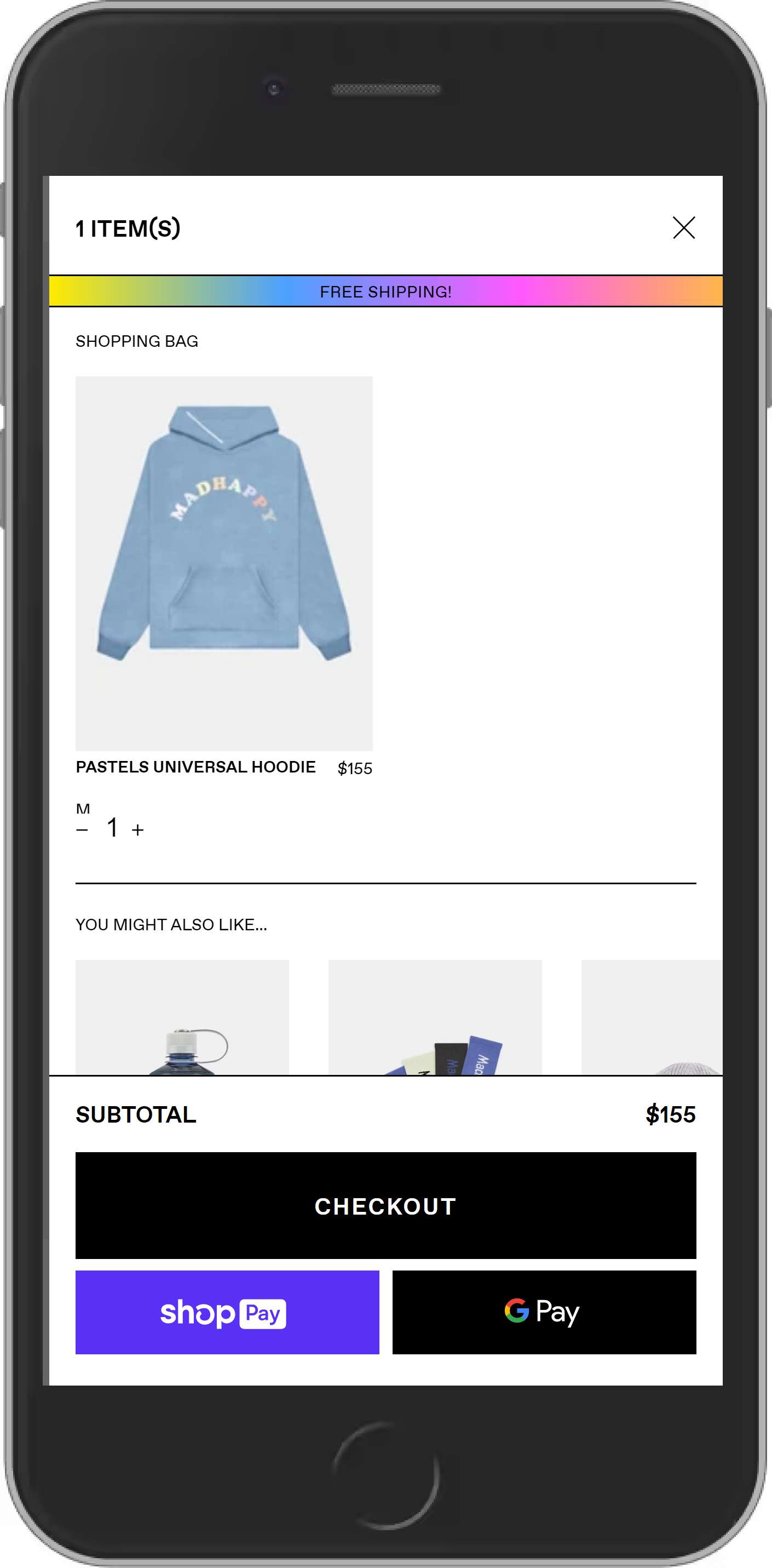 Cart Example - Mobile